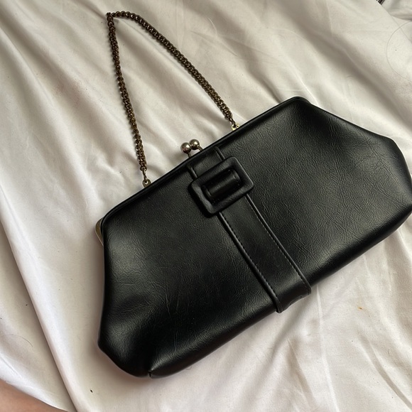 Vintage Black Clutch - Picture 3 of 9